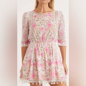LoveShackFancy Pink mini dress